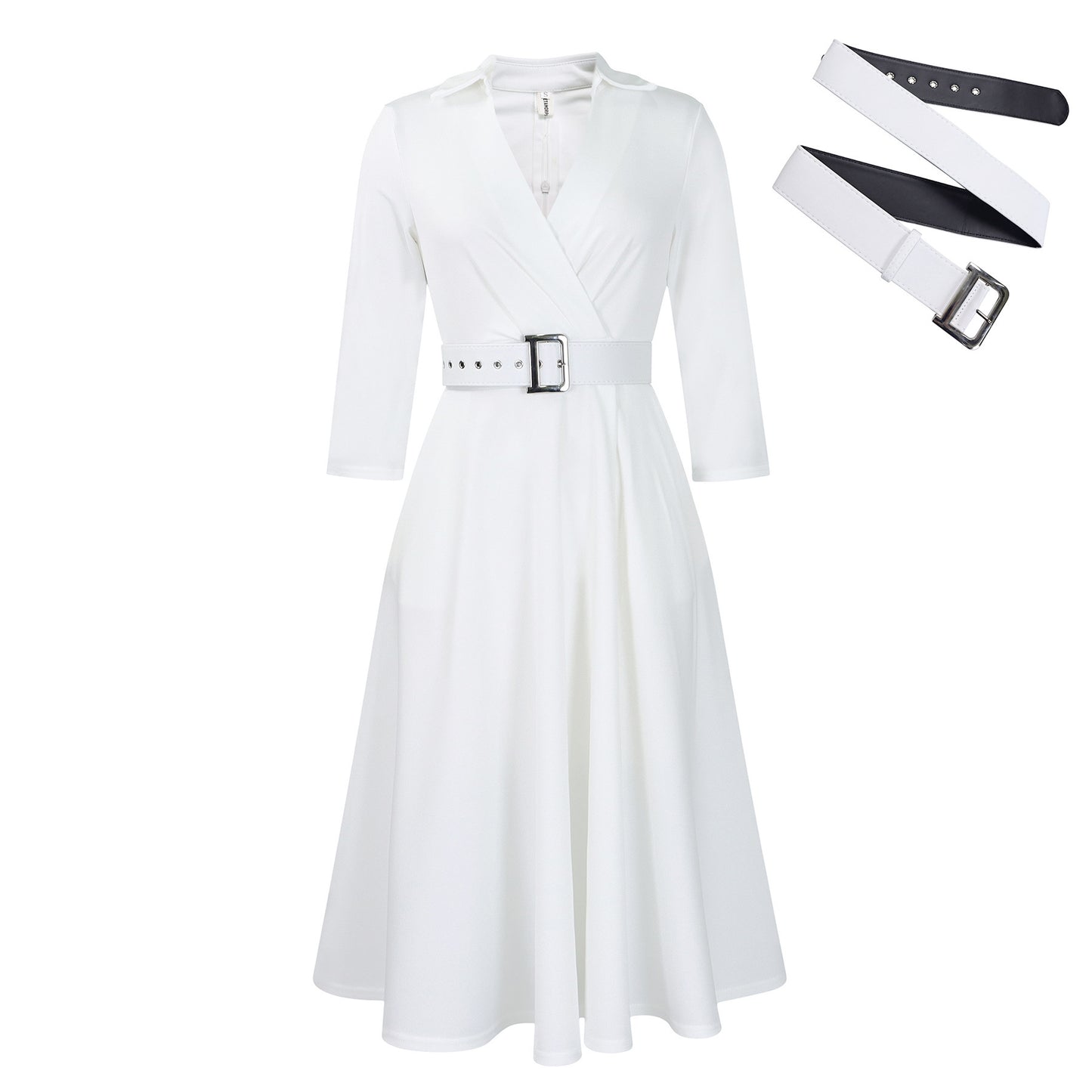 👗 Robe à Revers Chic Femme – Grande Taille & Style Tendance | XL-Charmes