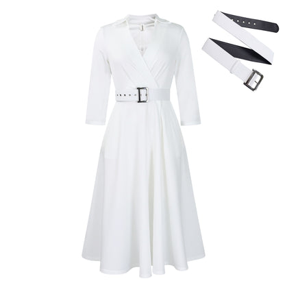 👗 Robe à Revers Chic Femme – Grande Taille & Style Tendance | XL-Charmes
