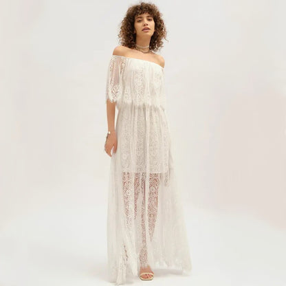 👗 Robe Longue Dentelle Style Bohème – Élégante & Romantique | XL-Charmes