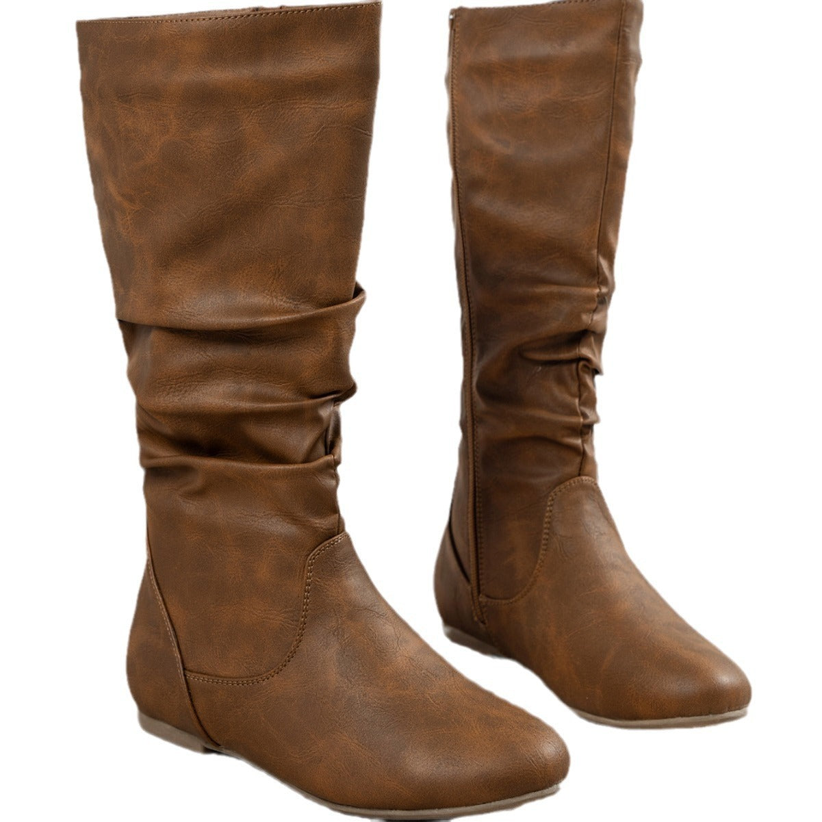 🤠 Bottes Western Femme Mi-Mollet – Style Cowboy Authentique
