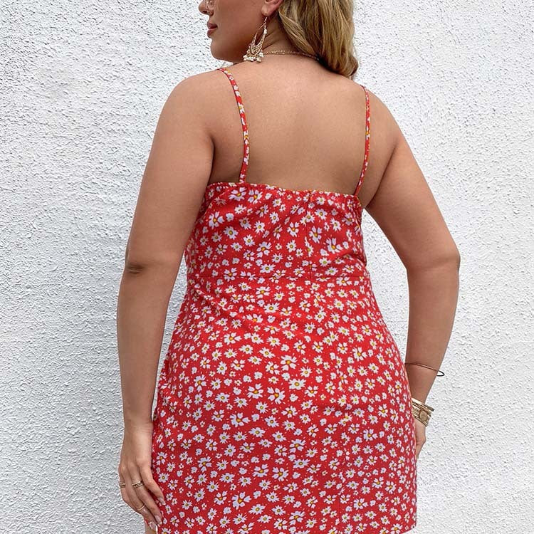 👗 Robe Imprimée Grande Taille – Élégante & Légère Été 2025 | XL-Charmes