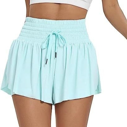 🩳 Short Sport Taille Haute Femme – Uni & Confort Estival | XL-Charmes