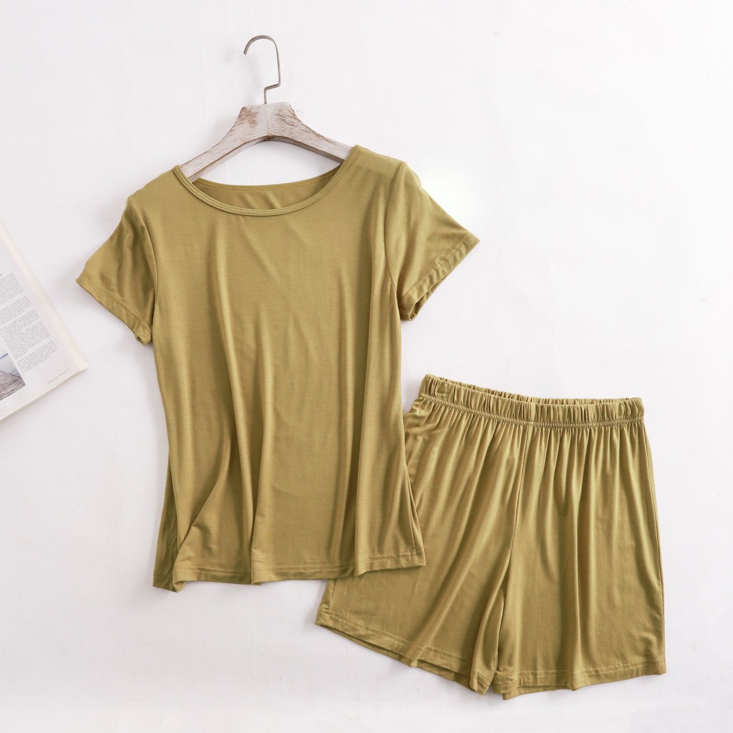 🛋️ Ensemble Décontracté Été Femme – Vêtements d’Intérieur Fins Grande Taille