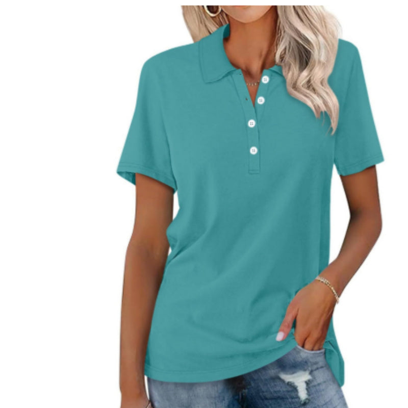 👕 Haut Décontracté Slim Manches Courtes Femme | XL-Charmes