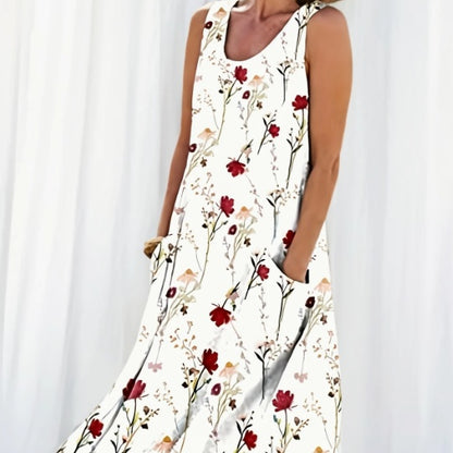 👗 Robe Longue Fleurie Femme – Légère & Élégante pour l'Été | XL-Charmes