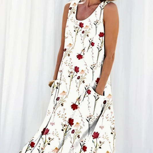 👗 Robe Longue Fleurie Femme – Légère & Élégante pour l'Été | XL-Charmes