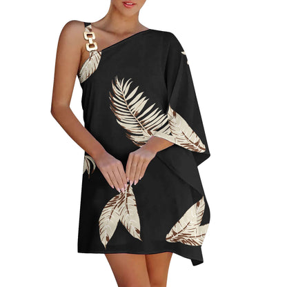 👗 Robe Femme – Bretelles Chaîne & Épaules Dévoilées | XL-Charmes