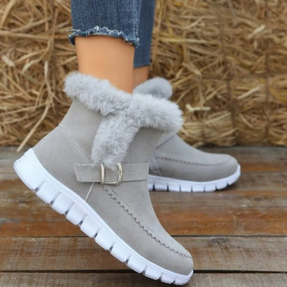 🥿 Bottes de Neige Hiver Femme – Chaudes, Épaisses & Fourrure Douce
